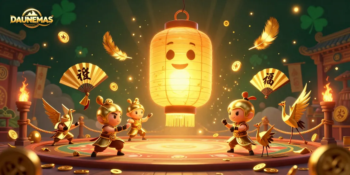 Experience exciting gameplay at DAUNEMAS with vibrant visuals of a mystical casino scene.